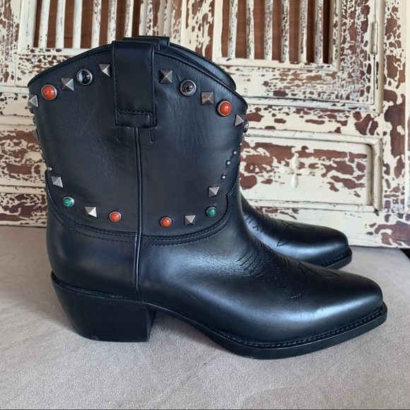 Valentino Garavani Rockstud Cowboy Boots - Picture 2 of 13